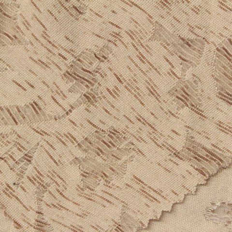Beige Abstract Jacquard, Poly-Viscose