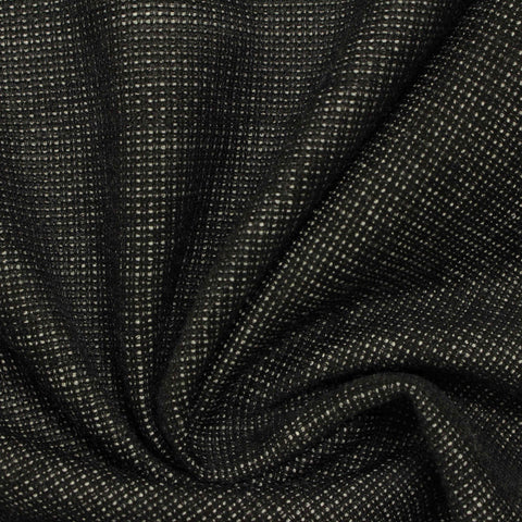 Dark Grey Marl Chunky Knit, Polyester, 174 gsm