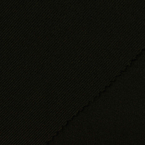 100% Polyester Rib Knit Fabric, 271 gsm, 180 cm — Green