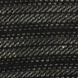 Black Chevron French Terry, Poly-Viscose — photo 2