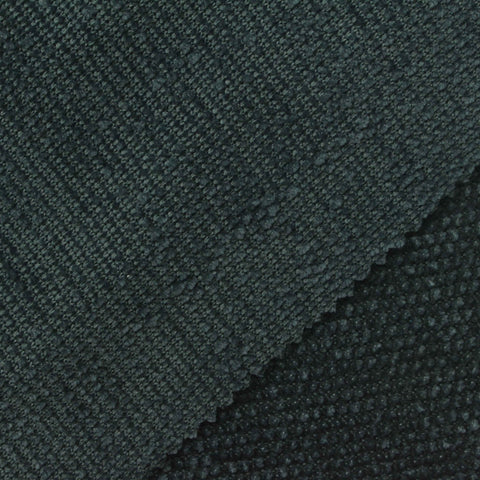 Dark Teal Textured Chenille, Polyester