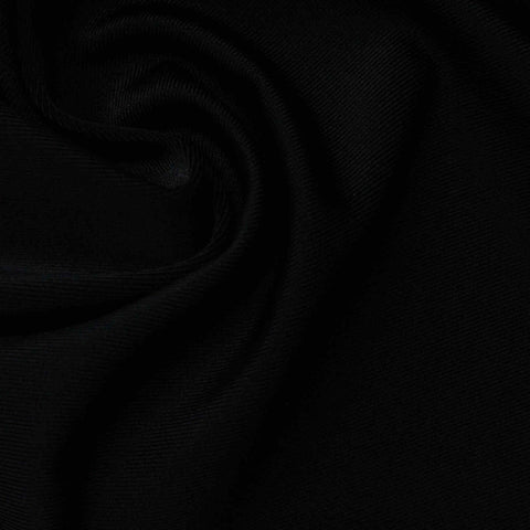Polyester Stretch Knit Fabric, 180 gsm, 155 cm — Black, ref EF-232371