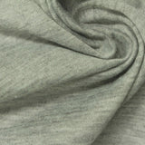 Light Grey Marl Jersey Knit, Cotton-Poly — photo 2