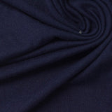 Brushed Polyester Stretch Milk Silk Knit Fabric, 170 gsm, 150 cm — Navy — photo 2