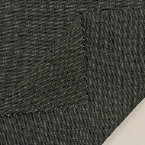 Dark Grey Marl Chambray, Cotton, 118 gsm, 145 cm, ref EF-206605