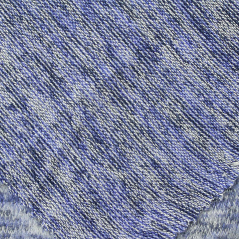 Blue Marl Jersey Knit, Poly-Viscose, 240 gsm