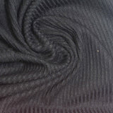 Brushed Viscose Polyester Stretch Rib Knit Fabric, 192 gsm, 150 cm — Grey — photo 2