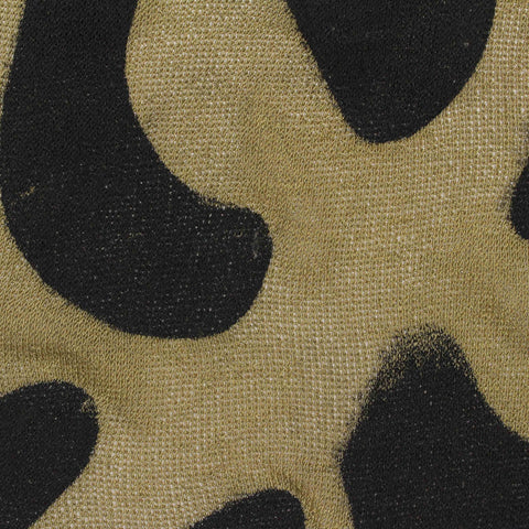 Black Camo Jersey Knit, Poly-Viscose, 186 gsm