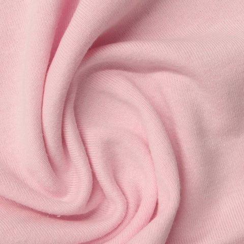 Cotton Polyester French Terry Fabric, 300 gsm, 173 cm — Pink
