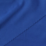 100% Polyester Rib Knit Fabric, 260 gsm, 160 cm — Blue — photo 2
