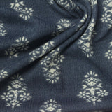 White Floral Pointelle Knit, Polyester — photo 2