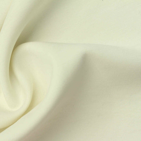 Washed Polyester Modal Stretch Scuba Knit Fabric, 355 gsm, 164 cm — Khaki