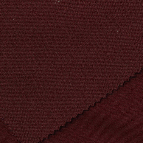 Polyester Viscose Stretch Scuba Knit Fabric, 280 gsm, 160 cm — Red