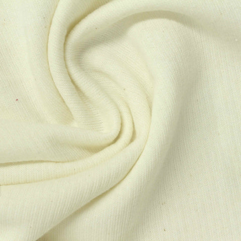 Polyester Cotton French Terry Fabric, 270 gsm, 185 cm — Beige