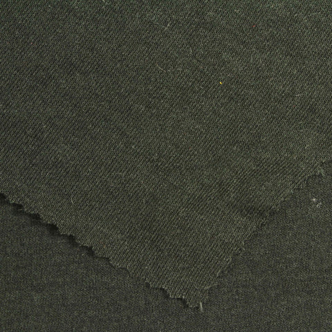 Dark Olive Rib Knit, Poly-Viscose