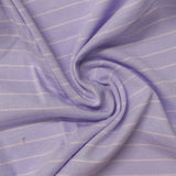 Purple Horizontal-Stripe Jersey Knit — photo 2