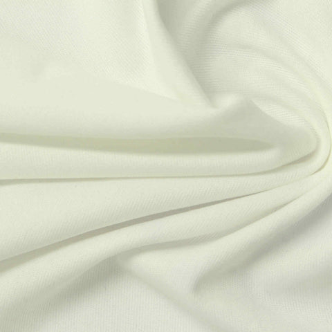 100% Polyester Jersey Knit Fabric, 133 gsm, 160 cm — White