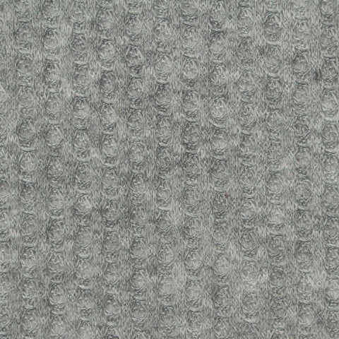 Grey Marl Waffle Knit, Polyester, 160 gsm