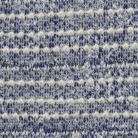 White Dots Bouclé, Poly-Cotton