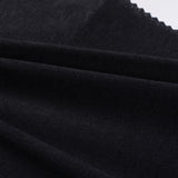 100% Polyester Interlock Knit Fabric, 120 gsm, 160 cm — Black — photo 2