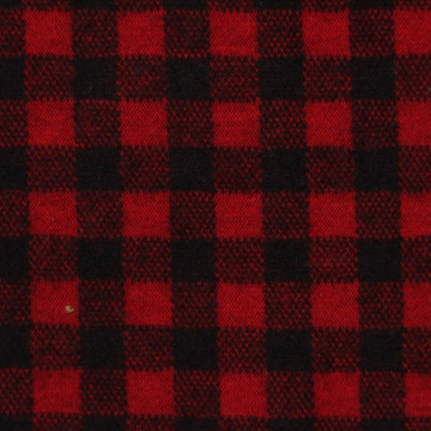Red Check Jacquard, Polyester, 230 gsm