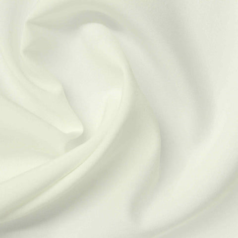Polyester Stretch Woven Fabric, 120 gsm, 151 cm — White