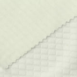 Plaid Polyester Stretch Knit Fabric, 182 gsm, 160 cm — White — photo 2