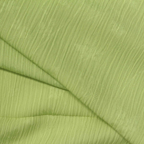 Jacquard 100% Polyester Crepe Fabric, 125 gsm, 150 cm — Green
