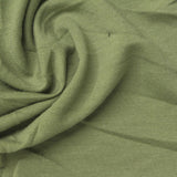 Polyester Viscose Stretch French Terry Fabric, 200 gsm, 170 cm — Green — photo 2
