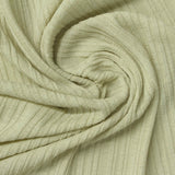 Polyester Stretch Rib Knit Fabric, 210 gsm, 130 cm — Green — photo 2