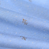 Light Blue Dots Jacquard, Poly-Viscose — photo 2