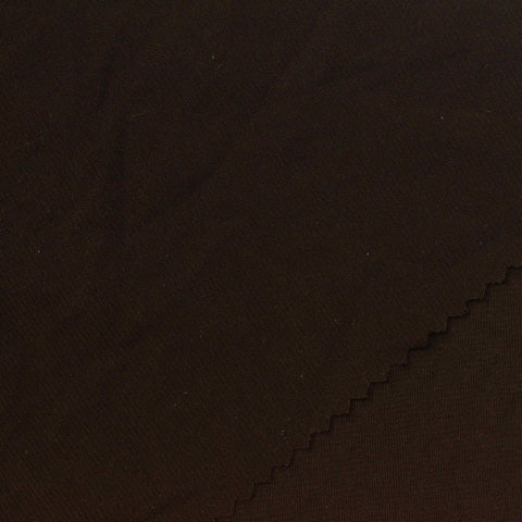 Polyester Stretch ITY Knit Fabric, 190 gsm, 160 cm — Brown