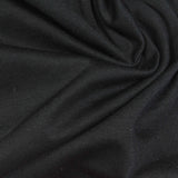 Ponte Knit Fabric, 230 gsm, 150 cm — Black — photo 2