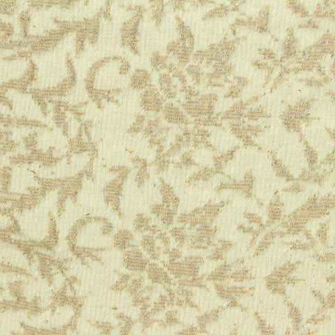 Cream Tone-on-Tone Jacquard, Cotton-Poly
