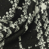 Black Houndstooth Jacquard, Polyester — photo 2