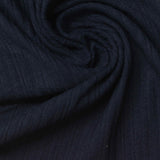 Viscose Stretch Rib Knit Fabric, 230 gsm — Navy — photo 2
