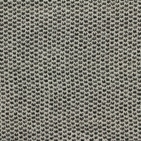 Black Geometric Piqué Knit, Polyester, 204 gsm