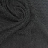 Polyester Stretch Rib Knit Fabric, 280 gsm, 140 cm — Grey — photo 2
