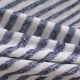 Blue Stripes Chunky Knit, Poly-Cotton — photo 2