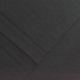 Viscose Nylon Blend Ponte Knit Fabric, 200 gsm, 165 cm — Black — photo 2