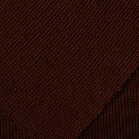 100% Polyester Rib Knit Fabric, 375 gsm, 190 cm — Brown