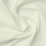 Polyester Stretch Linen-Look Fabric, 240 gsm, 150 cm — White — photo 2