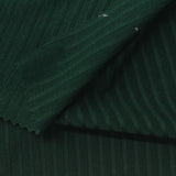 Polyester Stretch Rib Knit Fabric, 201 gsm, 173 cm — Green — photo 2