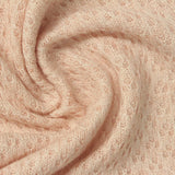Peach Tone-on-Tone Pointelle Knit, Viscose-Nylon — photo 2