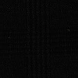 Plaid Viscose Nylon Blend Stretch Knit Fabric, 400 gsm — Black — photo 2