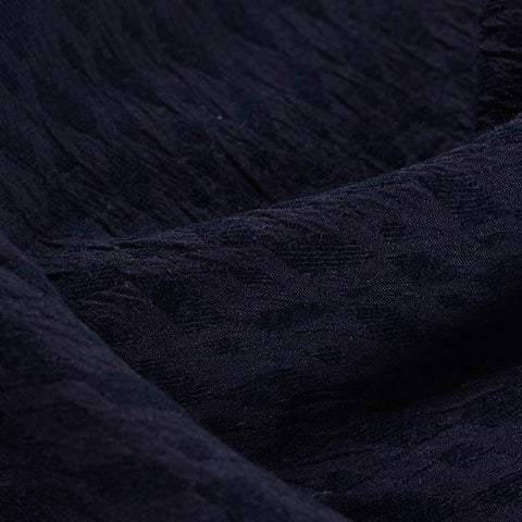 Jacquard Polyester Acrylic Woven Fabric, 394 gsm, 108 cm — Black