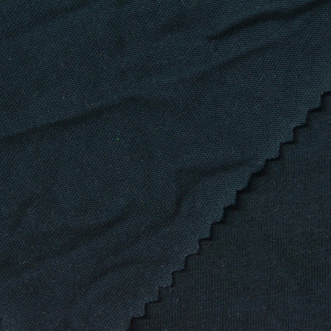 Cotton Polyester Jersey Knit Fabric, 145 gsm, 172 cm — Navy
