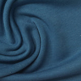 Cotton Polyester Stretch French Terry Fabric, 270 gsm, 180 cm — Blue — photo 2