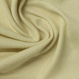 Cotton Stretch Rib Knit Fabric, 170 gsm, 135 cm — Khaki — photo 2