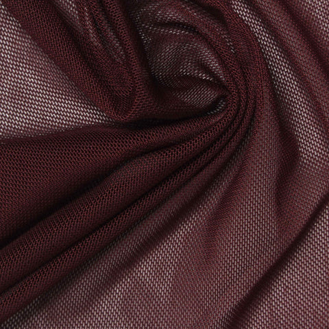 Polyester Stretch Warp Knit Fabric, 80 gsm, 165 cm — Purple